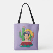 Frida Kahlo woestijn Graphic Draagtas (Achterkant)