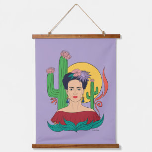 Frida Kahlo woestijn Graphic Hangend Wandkleed