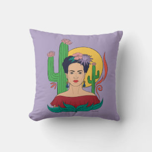 Frida Kahlo woestijn Graphic Kussen