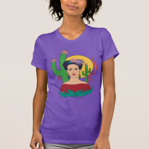 Frida Kahlo woestijn Graphic T-shirt