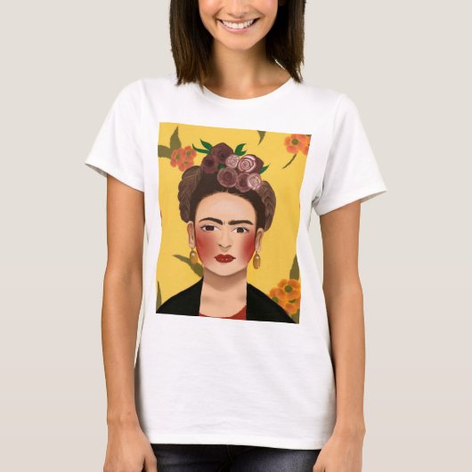 Frida khalo t-shirt (Voorkant)