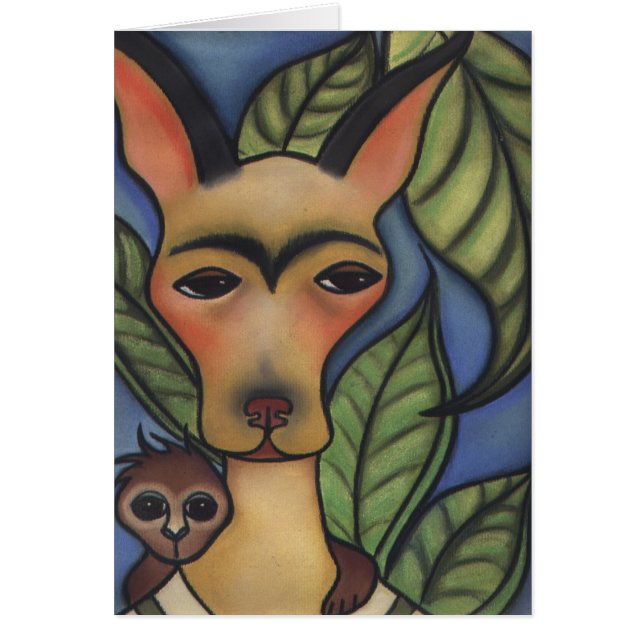 Frida met aap (Voorkant)