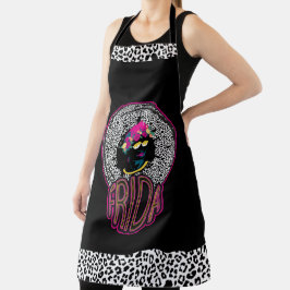 Frida Mottled-stijl Schort