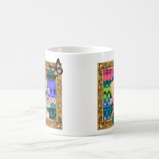 FRIDA se fait encadrer, tasses à café d'art origin (Centre)
