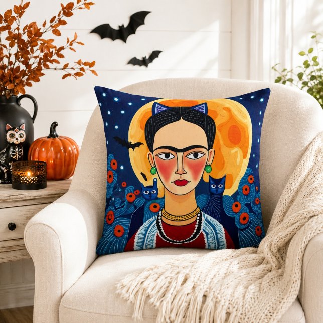 FridaHalloween Design Kussen (Creator heeft geüpload)