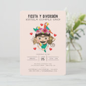 FridaMoji Fiesta Birthday Kaart (Staand voorkant)