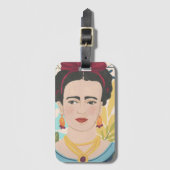 Frida's Garden Collectie Bagagelabel (Voorkant (verticaal))