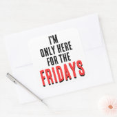 Friday Motto Funny Weekend Humor Sticker (Envelop)