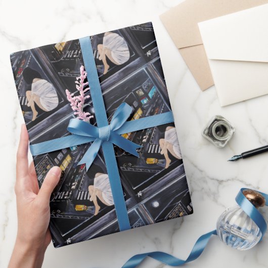 Friday Night Painting by Alfred Fox Cadeaupapier (Geschenken)