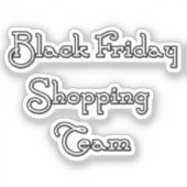 FRIDAY SrotBook BLACK Sticker (Voorkant)