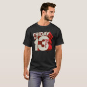 Friday the 13th | Bleeding Stacked 3D Logo T-shirt (Voorkant volledig)
