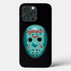 Friday the 13th Blue Hockey Mask Graphic iPhone 13 Pro Hoesje