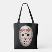 Friday the 13th | Hockey Mask Graphic Draagtas (Achterkant)