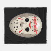 Friday the 13th | Hockey Mask Graphic Fleece Deken (Voorkant (Horizontaal))