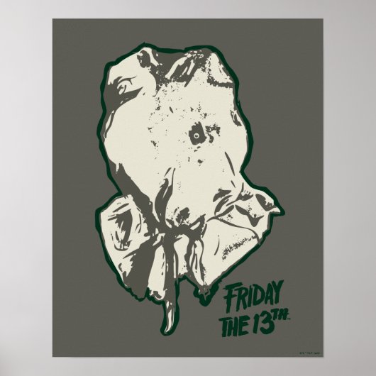 Friday the 13th Jason Voorhees Burlap Sack Poster (Voorkant)