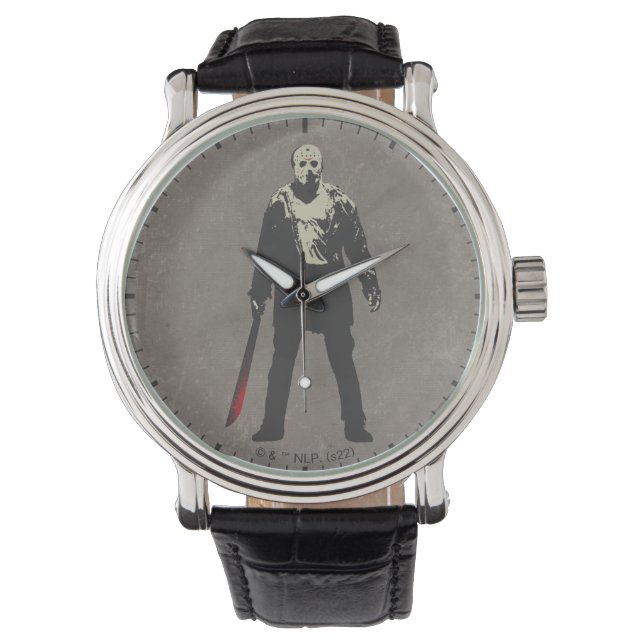 Friday the 13th Jason Voorhees Character Art Horloge (Voorkant)