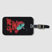 Friday the 13th | Knife Through Blue Hockey Mask Bagagelabel (Voorkant (horizontaal))