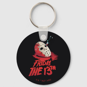 Friday the 13th   Knife Through Hockey Mask Sleutelhanger