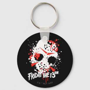 Friday the 13th   Paint Splatter Hockey Mask Sleutelhanger