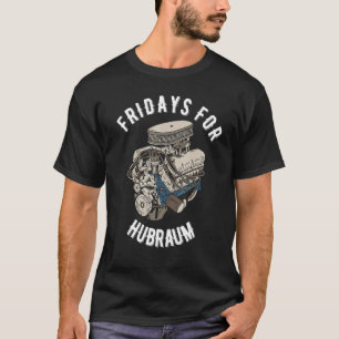 Fridays for Hubraum Skull Pistons Freedom Future T-shirt