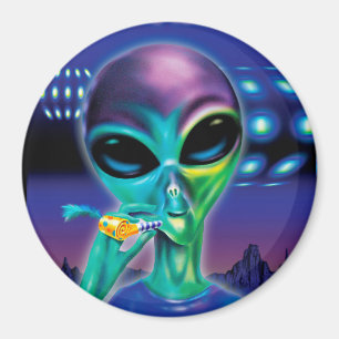 Fridge Magnet Alien neemt me mee naar je feestje Magneet