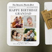 Fridge Magnet Anniversaire Journal personnalisable