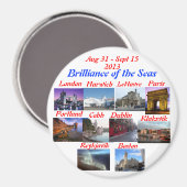 FRIDGE MAGNET BRILLIANCE SEPT 2013 TRANS ATLANTIQU (Recto/Verso)