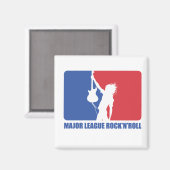 FRIDGE MAGNET - GRANDE LIGUE ROCK'N'ROLL (Recto/Verso)