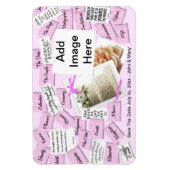 Fridge Magnet Wedding Enregistrer la date Invitati (Vertical)