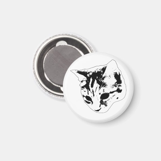 Fridge Watch, Soft Stripes Magneet (Voorkant / Achterkant)