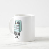 Fridgin Cool Funny Refkoelkast Koffiemok (Voorkant links)