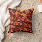 Fried Bacon. Ontbijtbare reeks Kussen (Deken)
