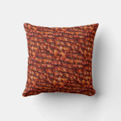 Fried Bacon. Ontbijtbare reeks Kussen (Achterkant)