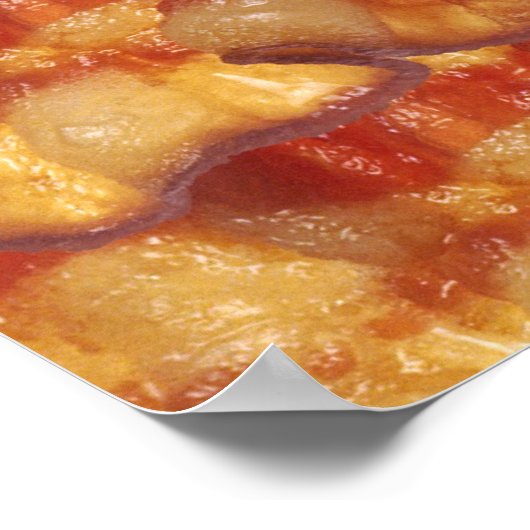 Fried Bacon Strip Poster (Hoek)