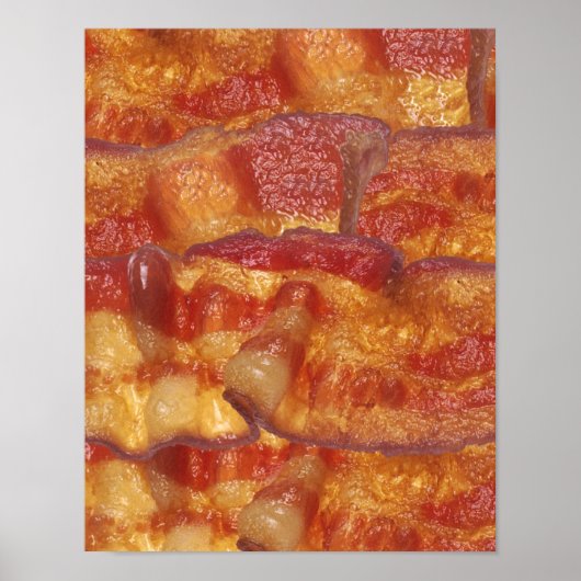 Fried Bacon Strip Poster (Voorkant)