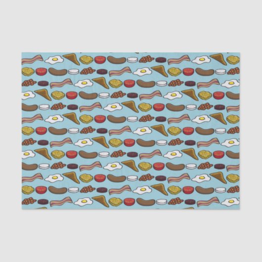 Fried Breakfast Tissuepapier (Voorkant)