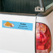 Fried cartoon-illustratie bumpersticker (Op Truck)