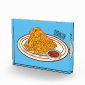 Fried cartoon-illustratie fotoblokken (Rechts)