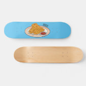 Fried cartoon-illustratie skateboard (Horizontaal)