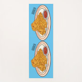 Fried cartoon-illustratie yogamat (Voorkant)