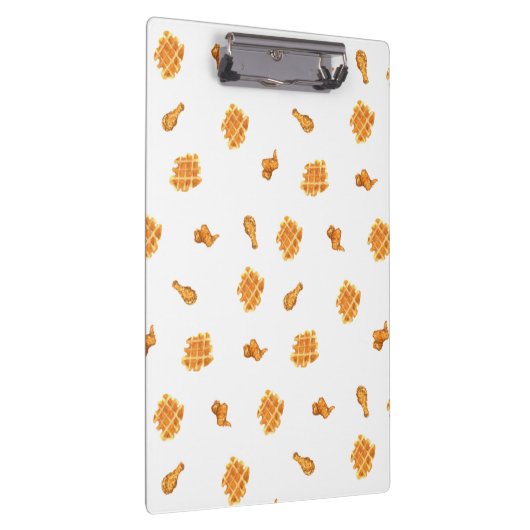 Fried Chicken and Waffles Pattern Klembord (Rechts)