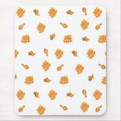 Fried Chicken and Waffles Pattern Muismat (Voorkant)