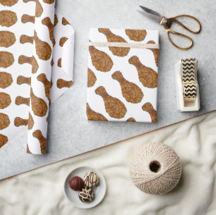 Fried Chicken been Drumstick Foodie Soul Food Medi Cadeaupapier