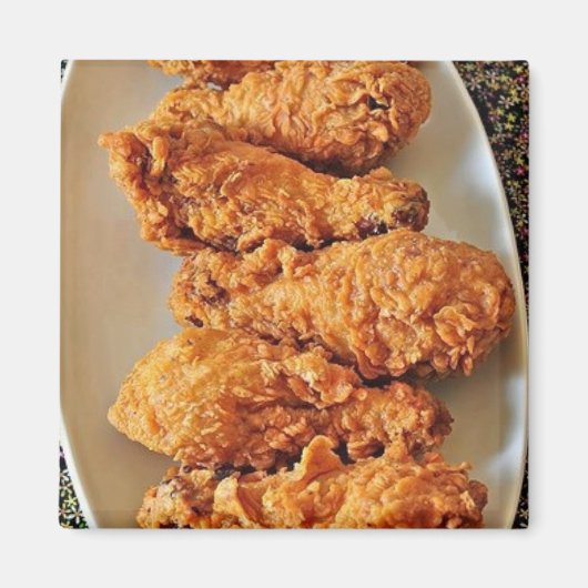 Fried Chicken Magnet Magneet (Voorkant)