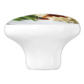 Fried Chicken, Mashed Potatoes and Green Beans Keramische Knop (Zijkant)