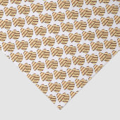 Fried Cypriot Halloumi Grilling Cheese Vegetarian Tissuepapier (Detail)