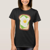 Fried Egg Avocado T-shirt (Voorkant)