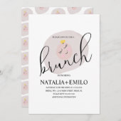 Fried Egg Cute Vrijgezellenfeest Brunch Kaart (Voorkant / Achterkant)