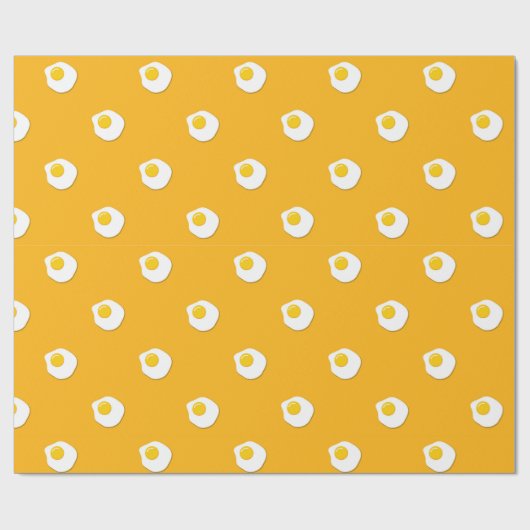 Fried Egg Pattern Cadeaupapier (Vlak)