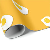 Fried Egg Pattern Cadeaupapier (Rol Hoek)